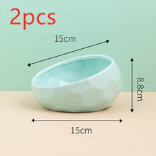 Load image into Gallery viewer, Pet Supplies Bowl Ceramic Cat Bowl Dog Bowl Oblique Mouth