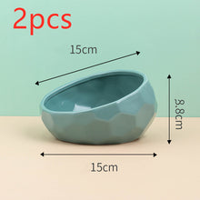 Load image into Gallery viewer, Pet Supplies Bowl Ceramic Cat Bowl Dog Bowl Oblique Mouth