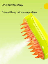 Load image into Gallery viewer, Pet Electric Spray Massage Comb Steam Brush
