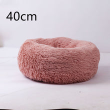 Load image into Gallery viewer, Cotton Pet Bed Winter Warm Sleeping Bed For Dogs Kennel Dog Round Cat Long Plush Puppy Cushion Mat Portable Cat Supplies
