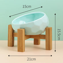 Load image into Gallery viewer, Pet Supplies Bowl Ceramic Cat Bowl Dog Bowl Oblique Mouth
