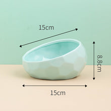 Load image into Gallery viewer, Pet Supplies Bowl Ceramic Cat Bowl Dog Bowl Oblique Mouth
