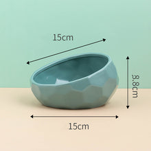 Load image into Gallery viewer, Pet Supplies Bowl Ceramic Cat Bowl Dog Bowl Oblique Mouth
