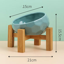 Load image into Gallery viewer, Pet Supplies Bowl Ceramic Cat Bowl Dog Bowl Oblique Mouth
