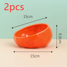 Load image into Gallery viewer, Pet Supplies Bowl Ceramic Cat Bowl Dog Bowl Oblique Mouth
