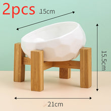 Load image into Gallery viewer, Pet Supplies Bowl Ceramic Cat Bowl Dog Bowl Oblique Mouth
