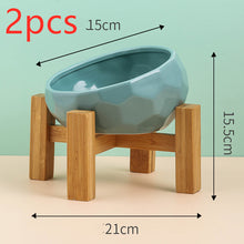 Load image into Gallery viewer, Pet Supplies Bowl Ceramic Cat Bowl Dog Bowl Oblique Mouth
