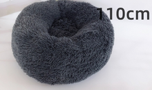 Load image into Gallery viewer, Cotton Pet Bed Winter Warm Sleeping Bed For Dogs Kennel Dog Round Cat Long Plush Puppy Cushion Mat Portable Cat Supplies
