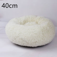 Load image into Gallery viewer, Cotton Pet Bed Winter Warm Sleeping Bed For Dogs Kennel Dog Round Cat Long Plush Puppy Cushion Mat Portable Cat Supplies

