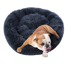 Load image into Gallery viewer, Cotton Pet Bed Winter Warm Sleeping Bed For Dogs Kennel Dog Round Cat Long Plush Puppy Cushion Mat Portable Cat Supplies
