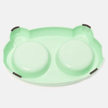 Load image into Gallery viewer, Dog Bowls Double Dog Water And Food Bowls Stainless Steel Bowls With Non-Slip Resin Station, Pet Feeder Bowls For Puppy Medium Dogs Cats
