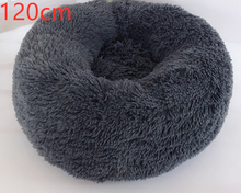 Load image into Gallery viewer, Cotton Pet Bed Winter Warm Sleeping Bed For Dogs Kennel Dog Round Cat Long Plush Puppy Cushion Mat Portable Cat Supplies
