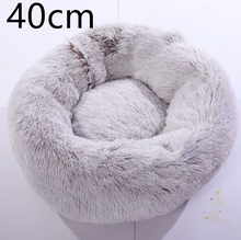 Load image into Gallery viewer, Cotton Pet Bed Winter Warm Sleeping Bed For Dogs Kennel Dog Round Cat Long Plush Puppy Cushion Mat Portable Cat Supplies
