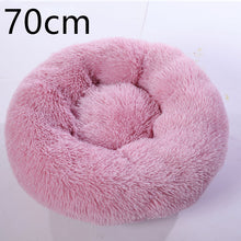 Load image into Gallery viewer, Cotton Pet Bed Winter Warm Sleeping Bed For Dogs Kennel Dog Round Cat Long Plush Puppy Cushion Mat Portable Cat Supplies
