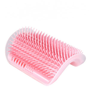 Cat Self-Grooming Brush With Wall Rubbing Device