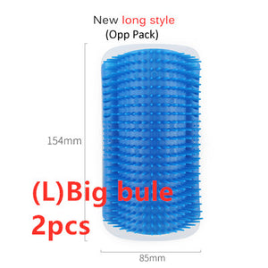 Cat Self-Grooming Brush With Wall Rubbing Device