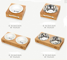 Load image into Gallery viewer, Bambo Ceramic and Stainless Bowl Set
