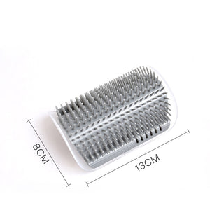 Cat Self-Grooming Brush With Wall Rubbing Device