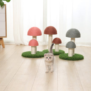 Mushroom Cat Scratcher Post