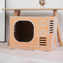 Load image into Gallery viewer, Radio Cat Scratcher Cat Litter Integrated Carton Corrugated Cat
