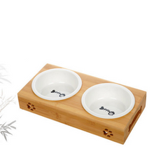 Load image into Gallery viewer, Bambo Ceramic and Stainless Bowl Set
