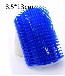 Cat Self-Grooming Brush With Wall Rubbing Device