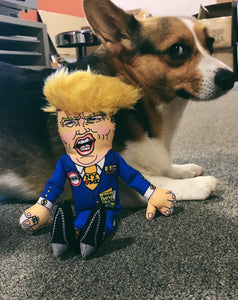 Donald Trump Small Dog Parody Toy